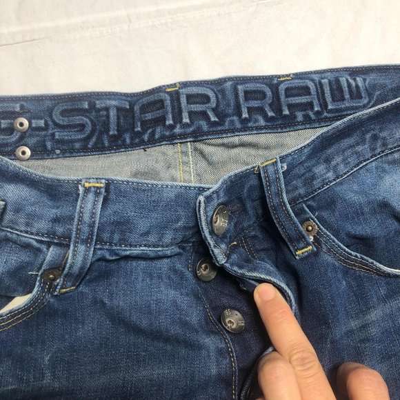 G star Raw 36x34 coder straight jeans distress - Picture 5 of 11